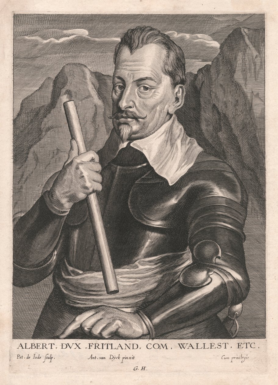 Albert, Fritland hercege. Com. Wallace stb. alkotó: Pieter de Jode