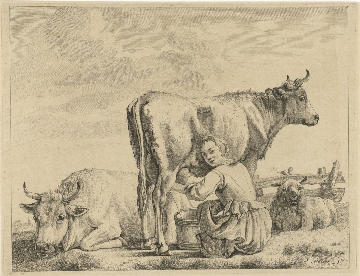 tejeslány alkotó: Pieter de Mare