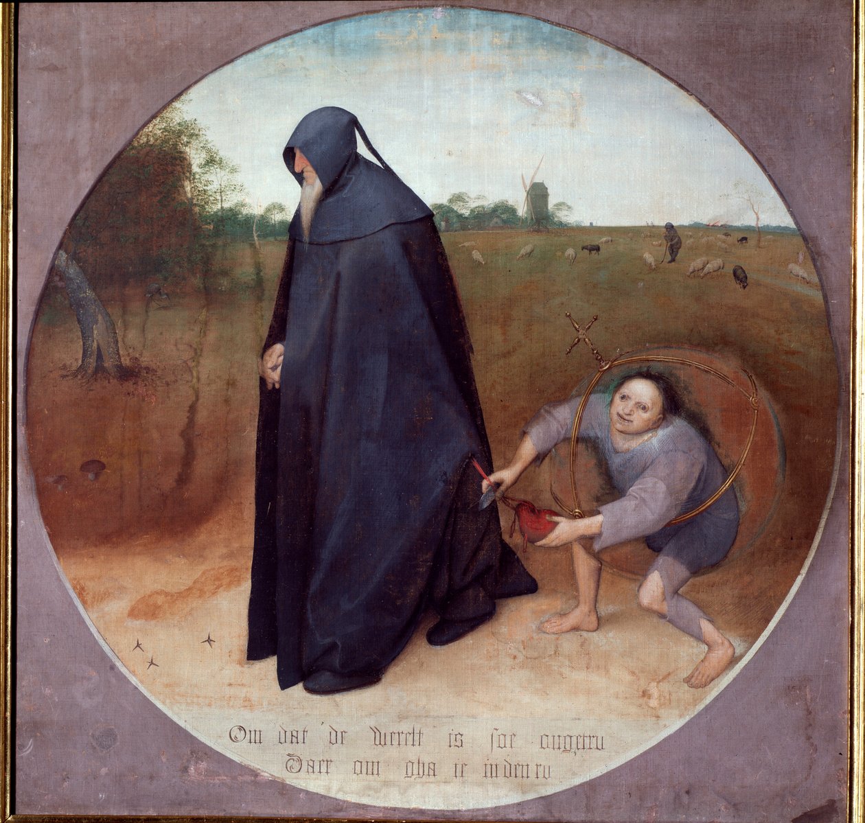 A mizantróp (Festmény alkotó: Pieter Bruegel the Elder