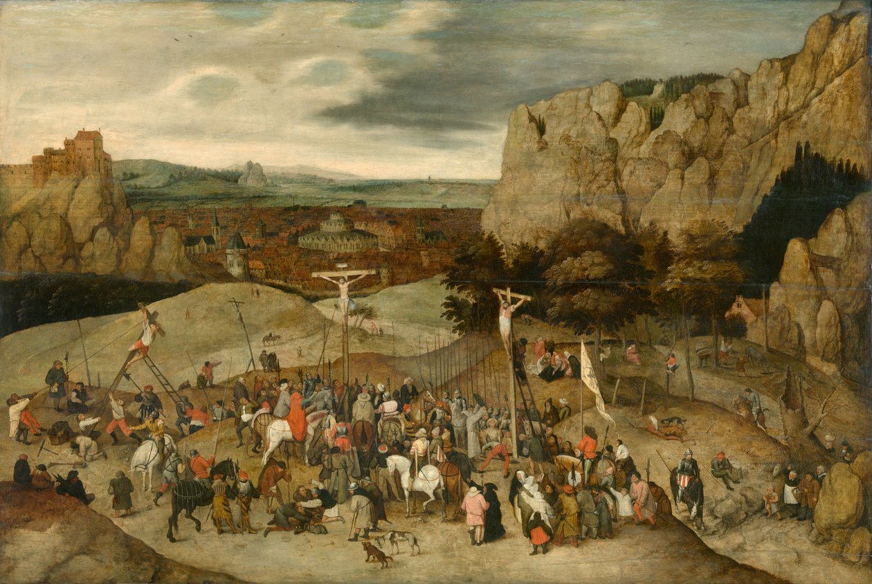 Kálvária (olaj) alkotó: Pieter the Younger Brueghel