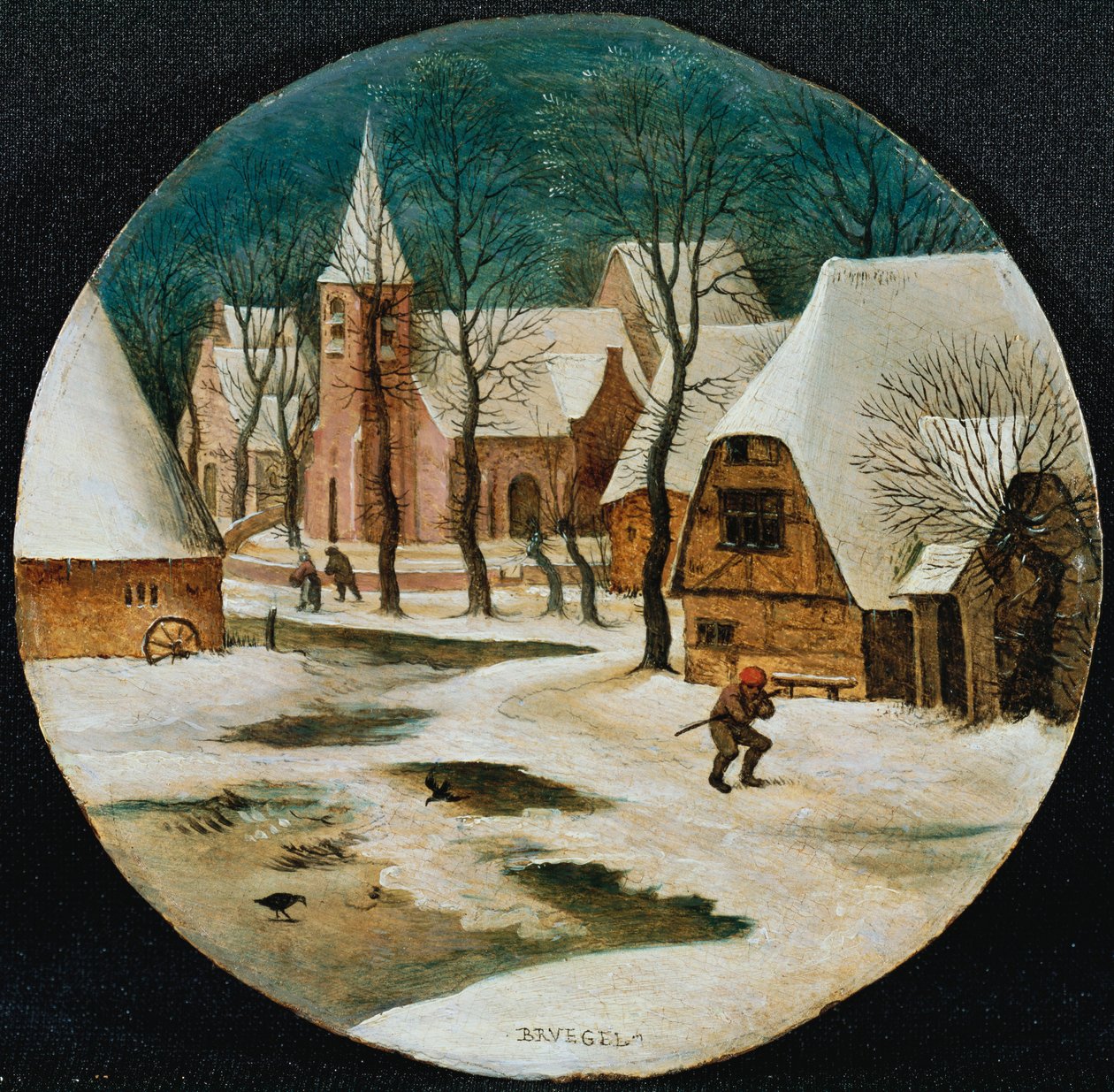 A falu télen alkotó: Pieter Brueghel the Younger