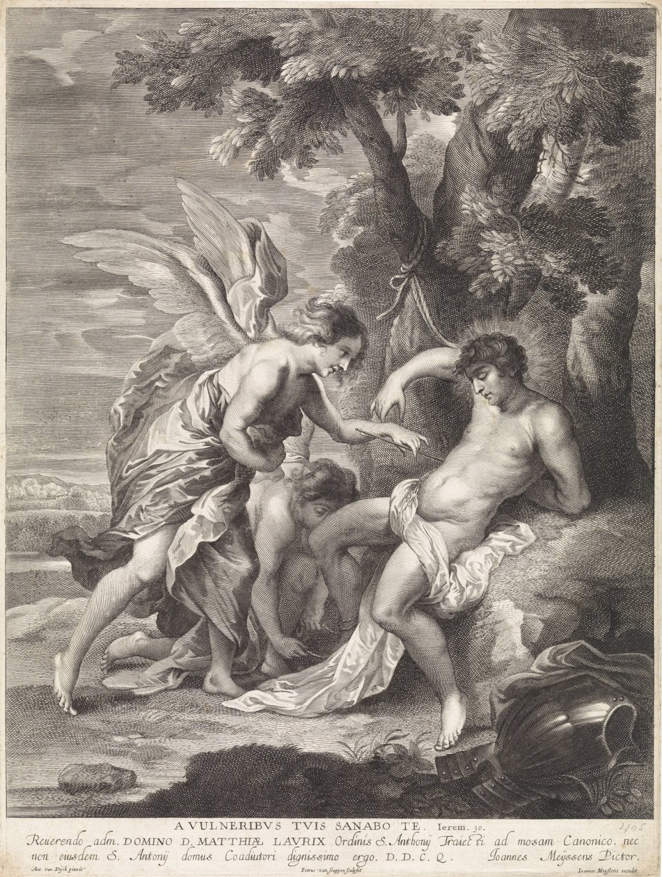 H. Sebastian alkotó: Pieter van Schuppen