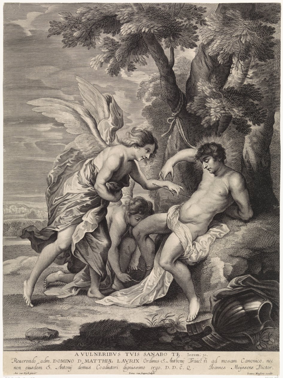 H. Sebastian alkotó: Pieter van Schuppen