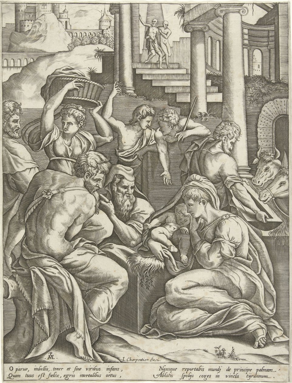 A Pásztorok imádata alkotó: Pieter van der Heyden