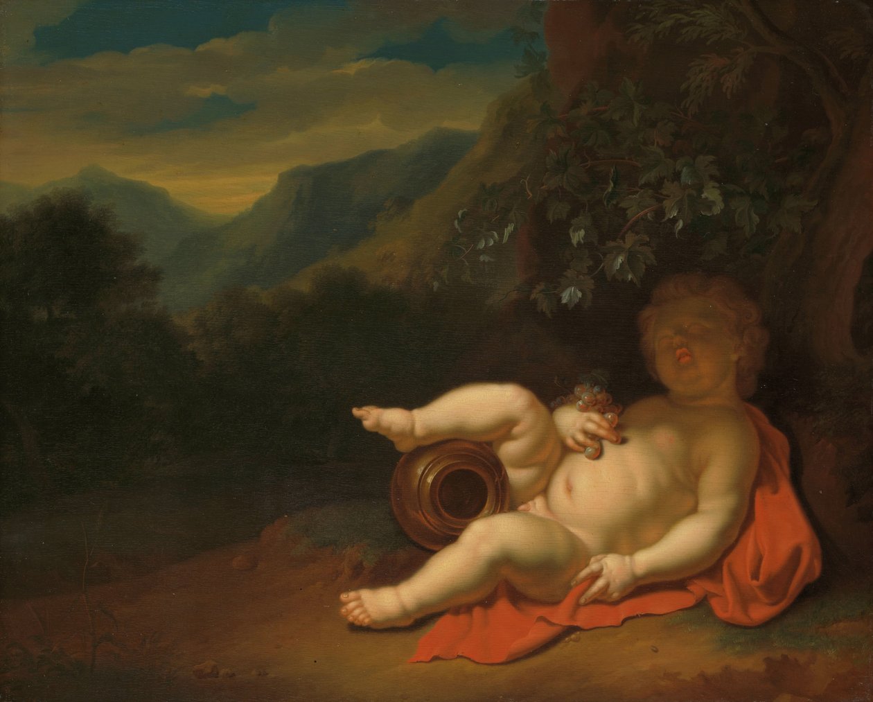 A csecsemő Bacchus alkotó: Pieter van der Werff