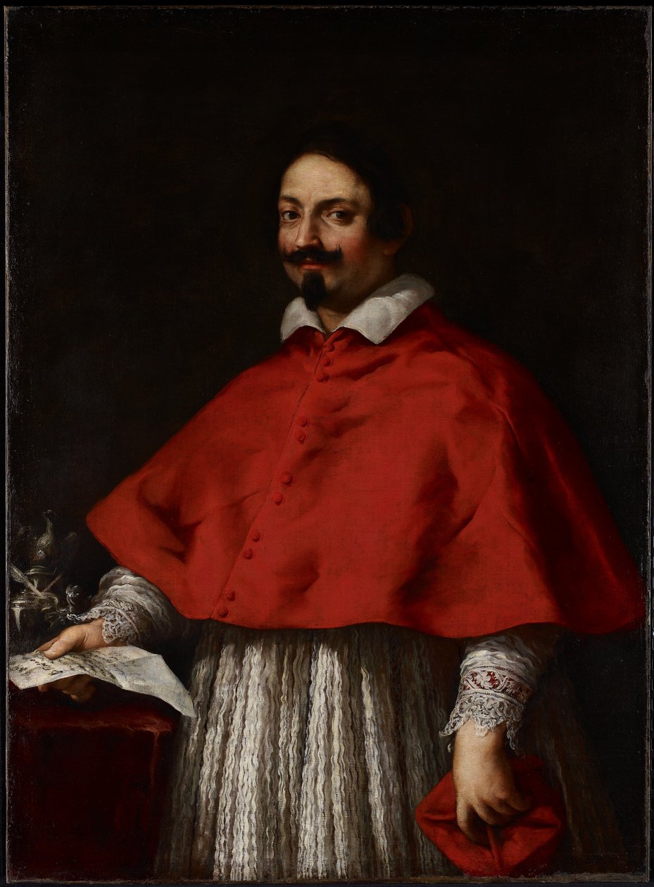 Pietro Maria Borghese bíboros portréja, 1633-35 körül alkotó: Pietro da Cortona
