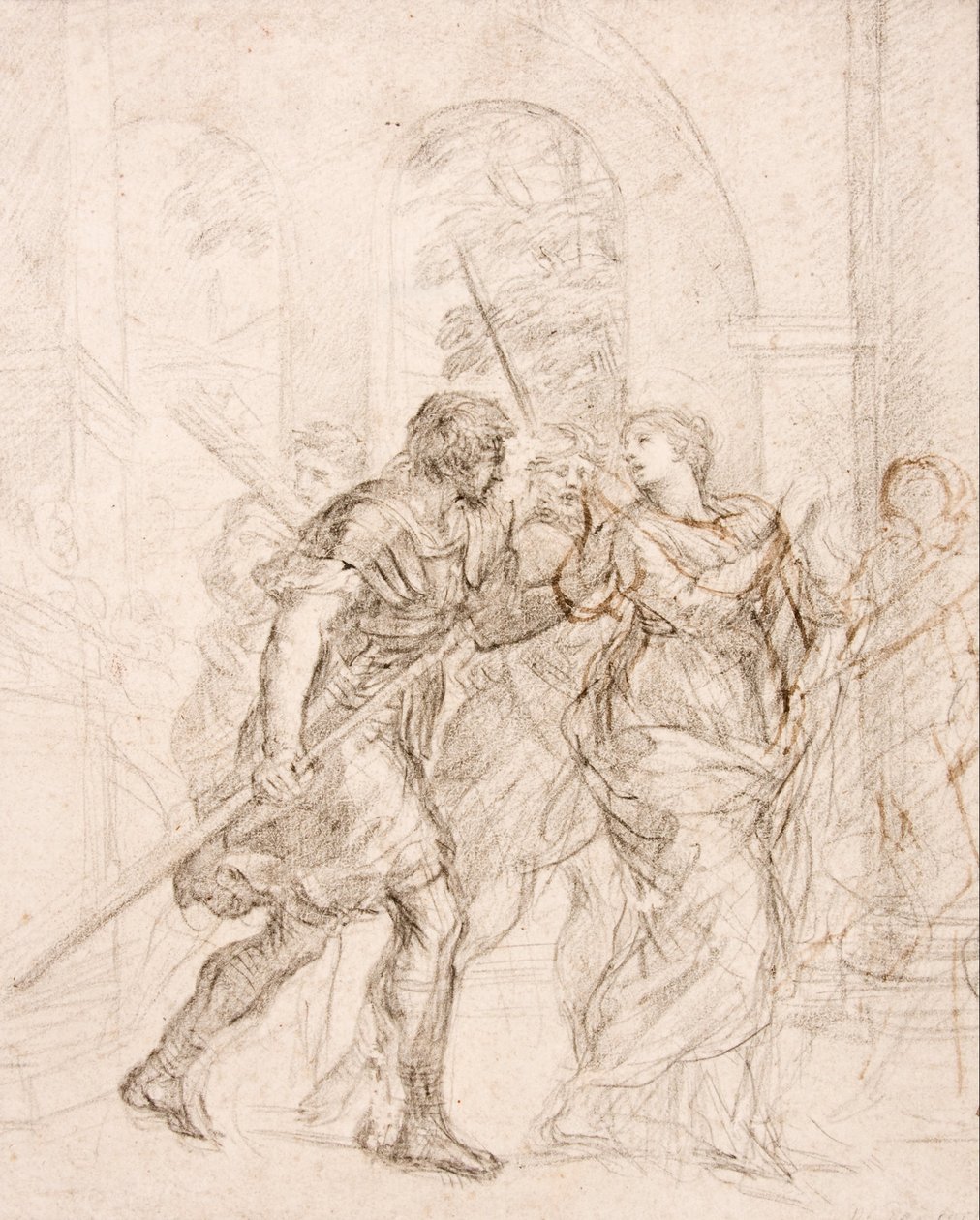 Szent (Martina) Mártíromságához vezetve alkotó: Pietro da Cortona