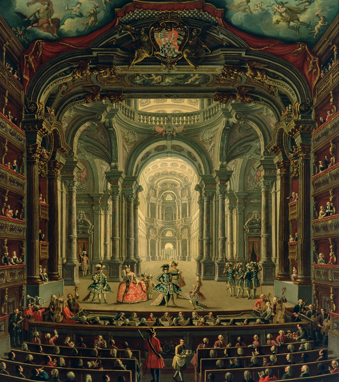 A torinói Teatro Reale alkotó: Pietro Domenico Oliviero