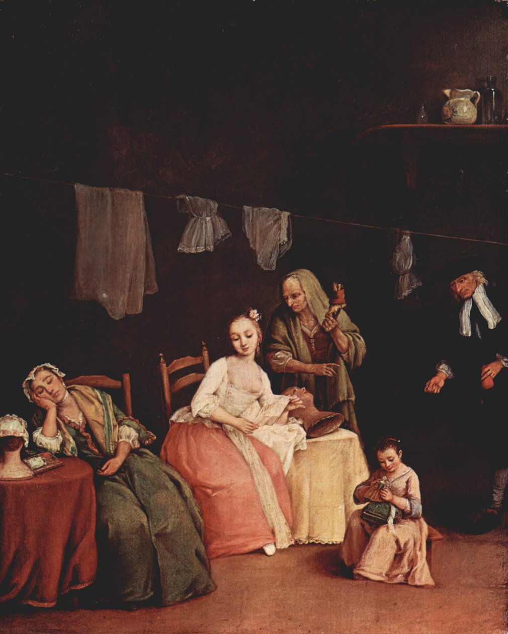 A takarítónő alkotó: Pietro Longhi