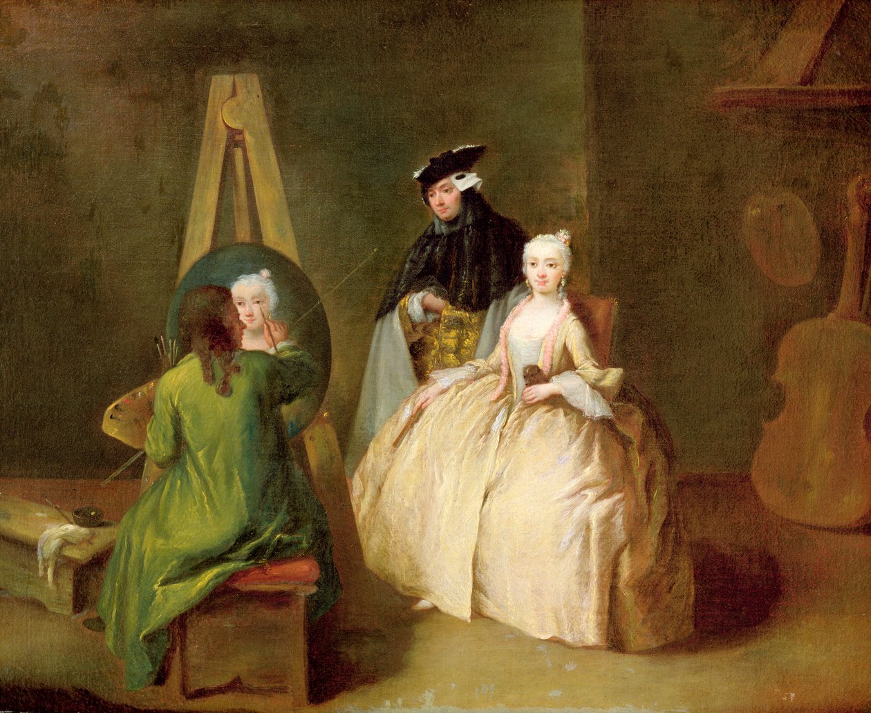 A Művész Stúdiója, 1746 körül alkotó: Pietro Longhi
