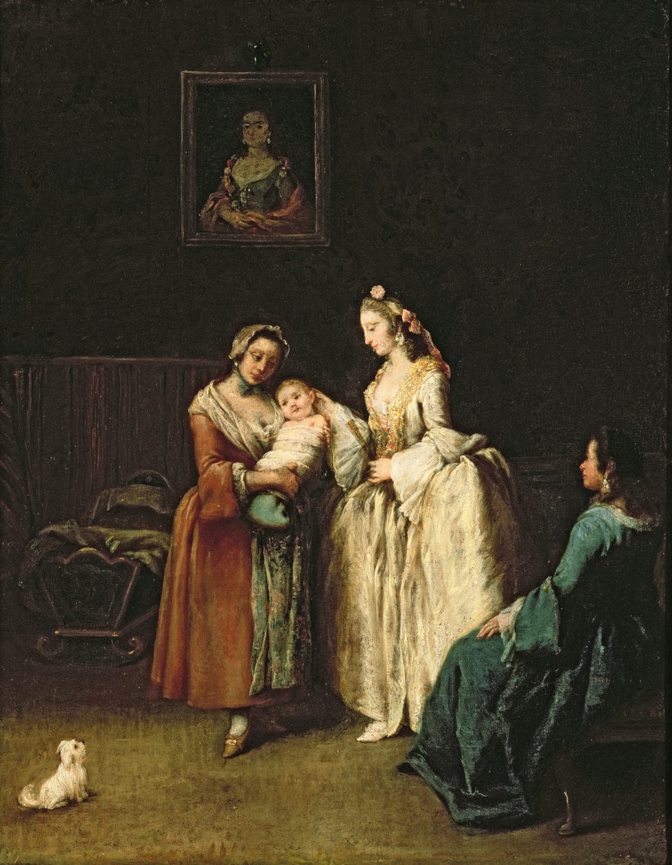 A nedves nővér alkotó: Pietro Longhi