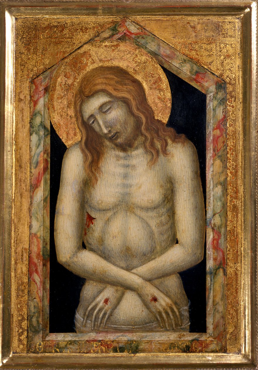 Krisztus szenved, 1330 körül (tempera fán) alkotó: Pietro Lorenzetti
