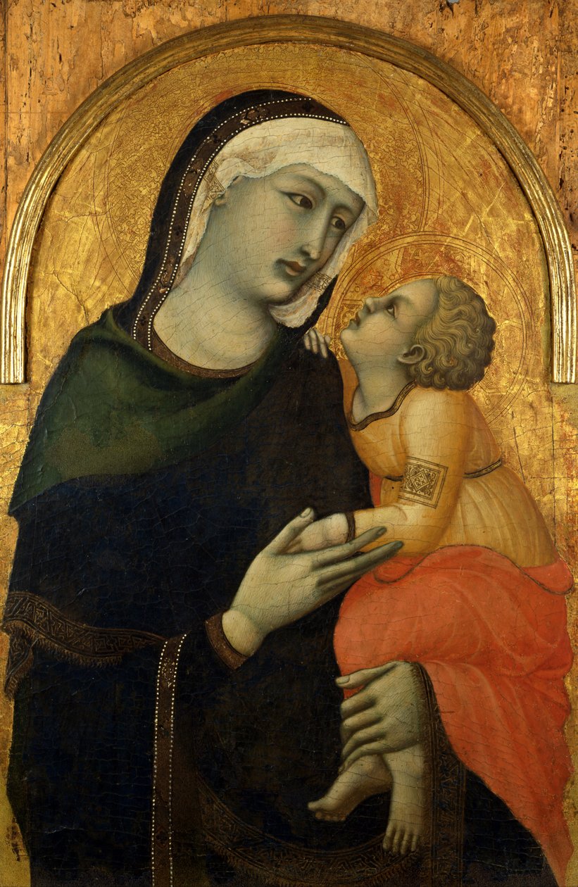 Madonna gyermekével alkotó: Pietro Lorenzetti