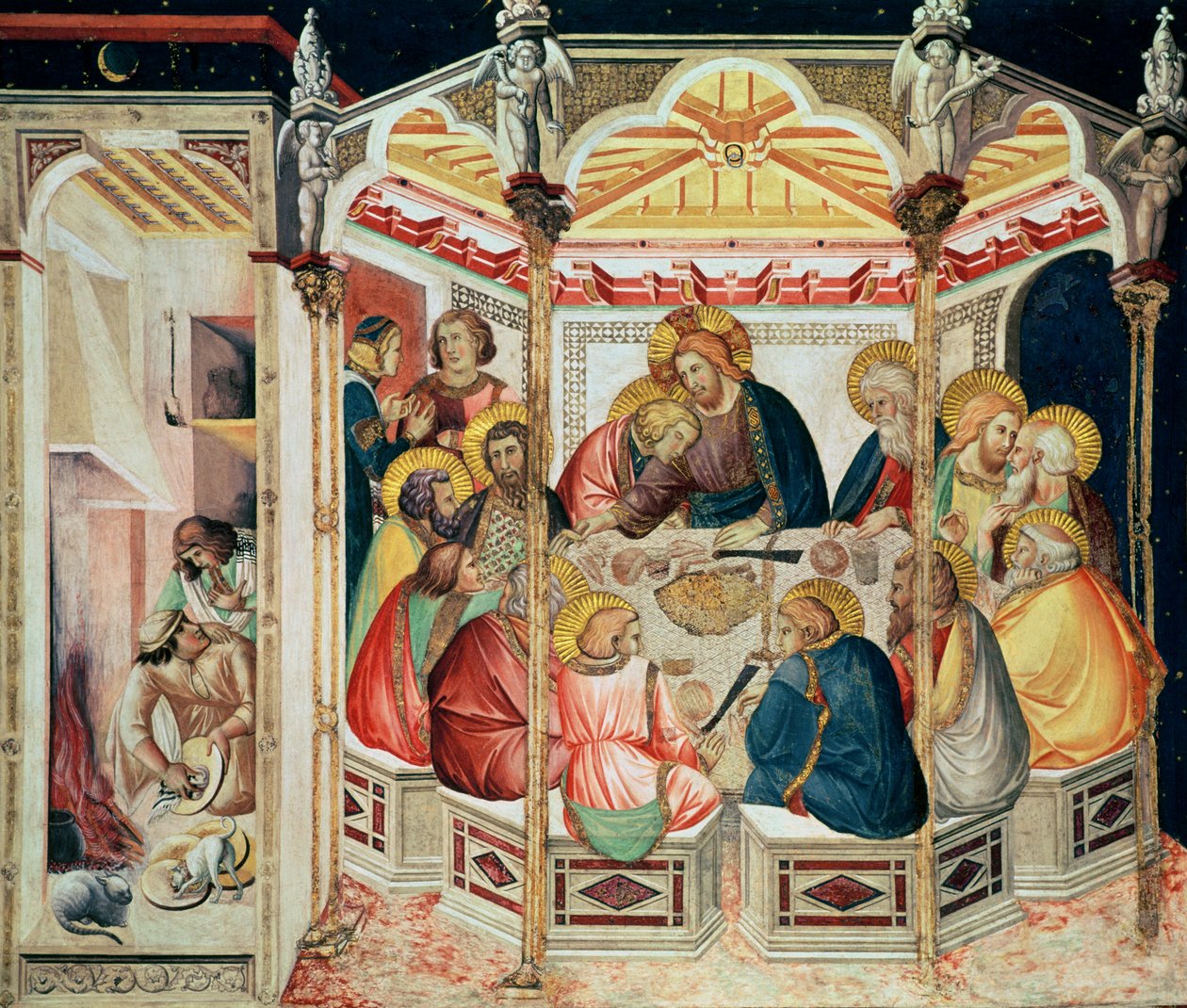 Az utolsó vacsora alkotó: Pietro Lorenzetti