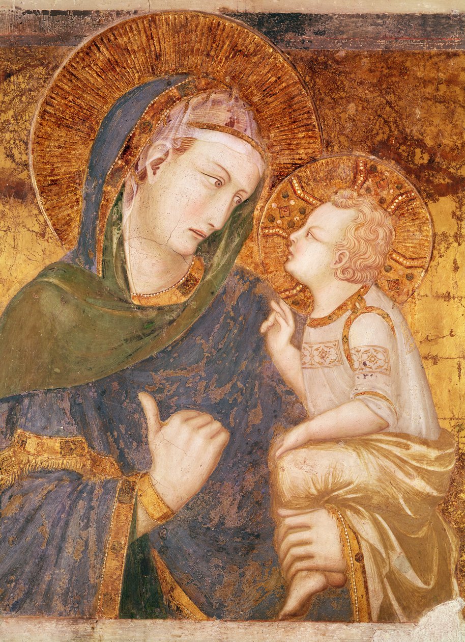 Szűz és Gyermek alkotó: Pietro Lorenzetti