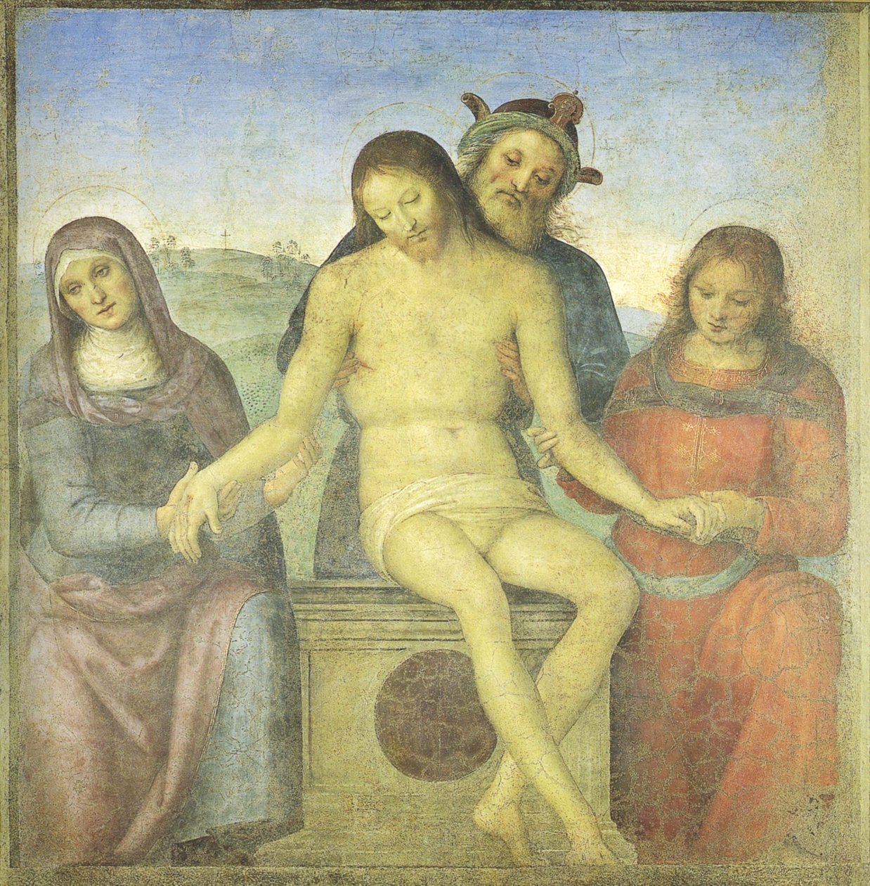 Krisztus Pietában alkotó: Pietro Perugino