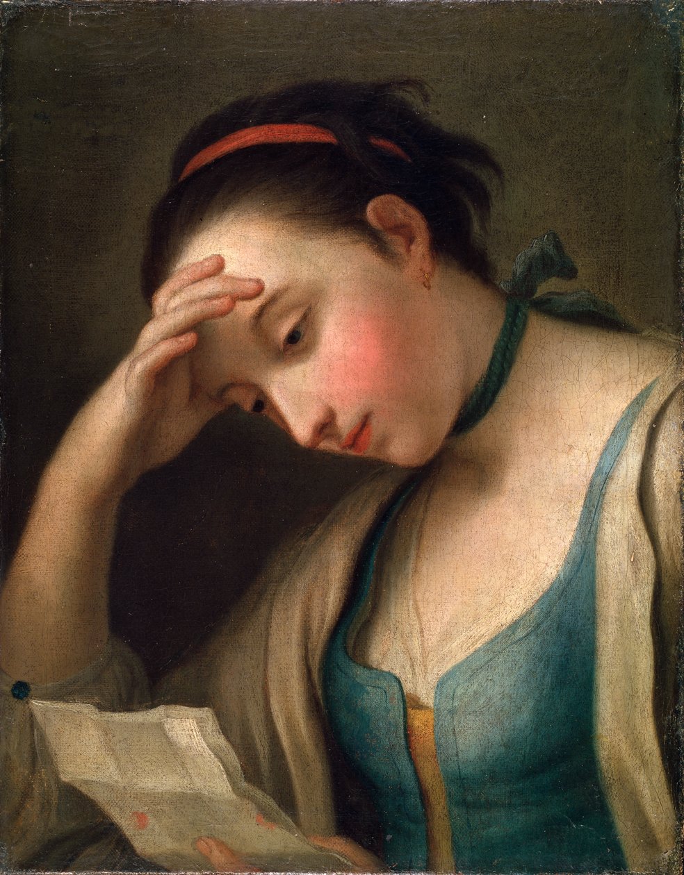 Női arckép, 18. század alkotó: Pietro Antonio Rotari