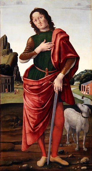 St. Julian the Hospitaller (olaj, vászon) alkotó: Pietro Donzelli