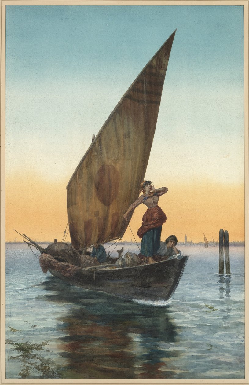 A Canal Grande, Velence alkotó: Pietro Gabrini