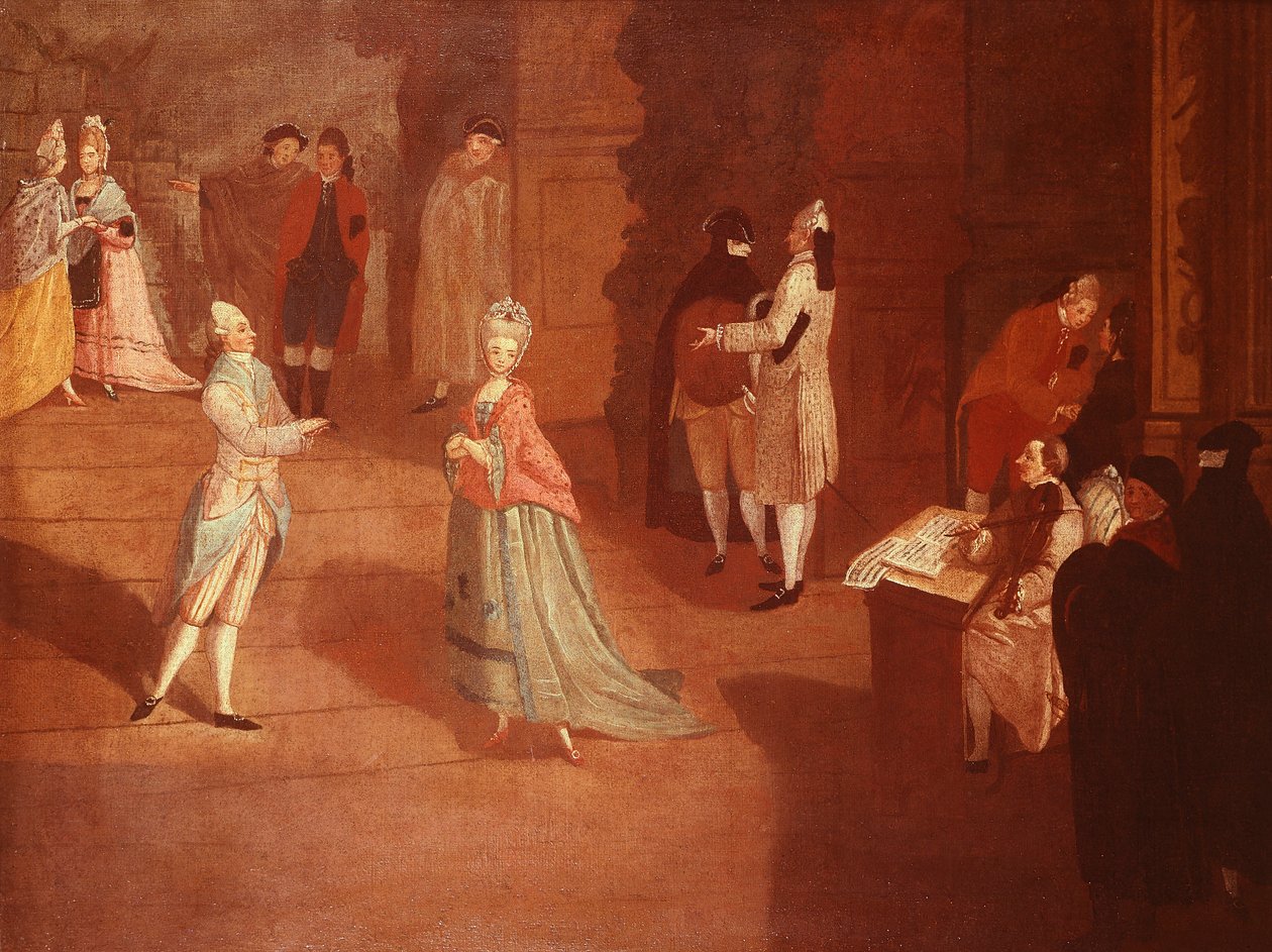 Táncpróba, Pietro Longhi (1701-1785) alkotó: Pietro Longhi