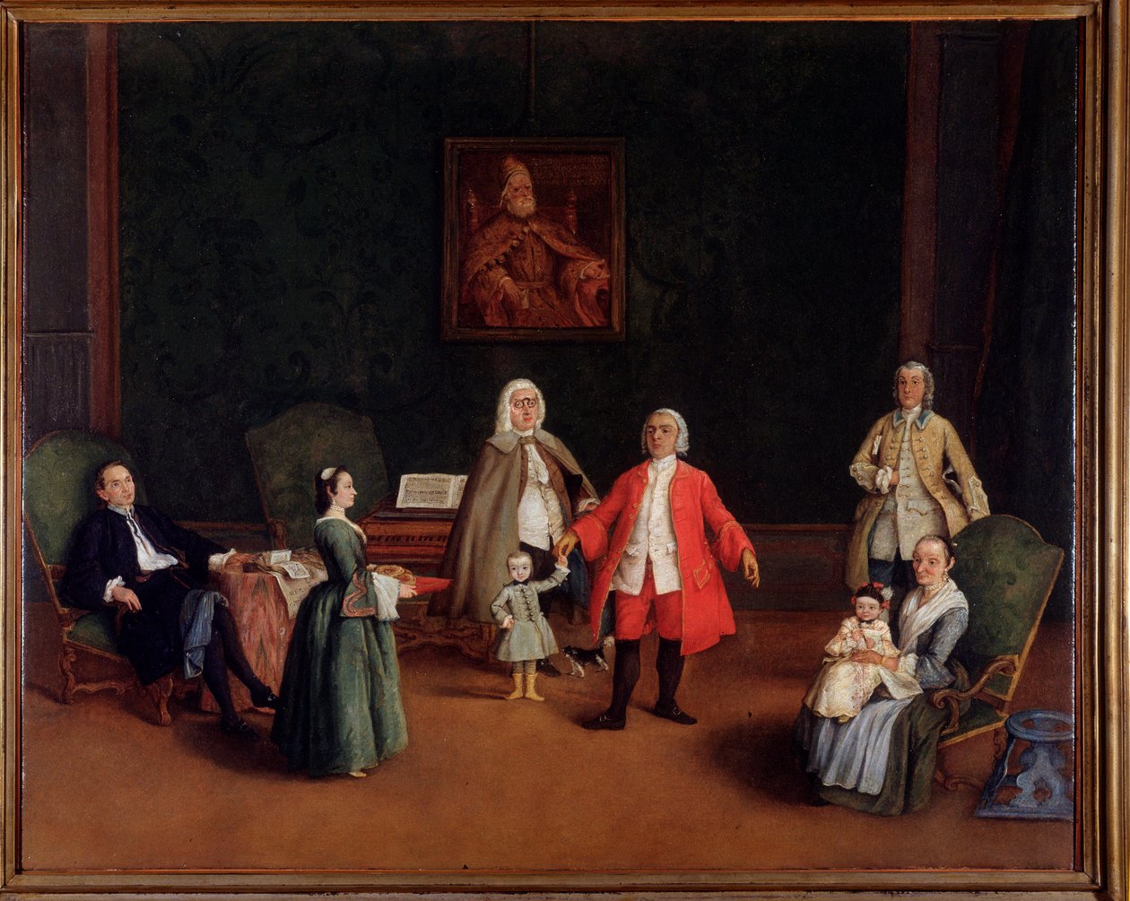 Családi portré (Festmény alkotó: Pietro Longhi