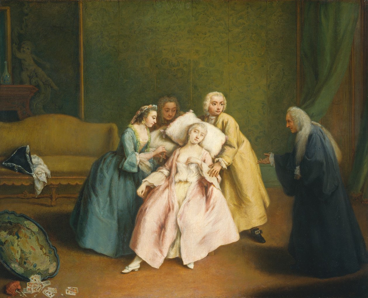 A halvány, c. 1744. alkotó: Pietro Longhi