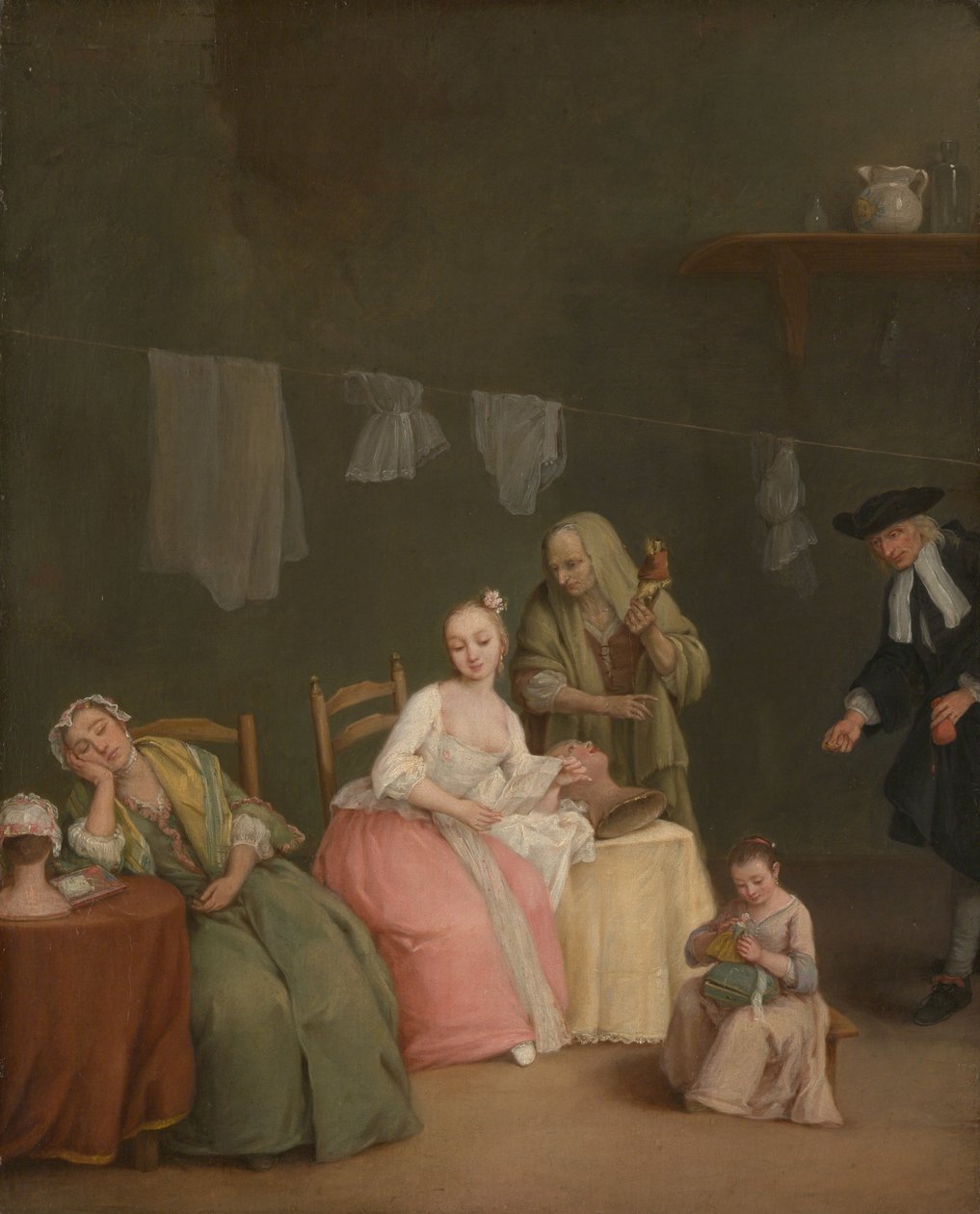 A levél, 1746. alkotó: Pietro Longhi