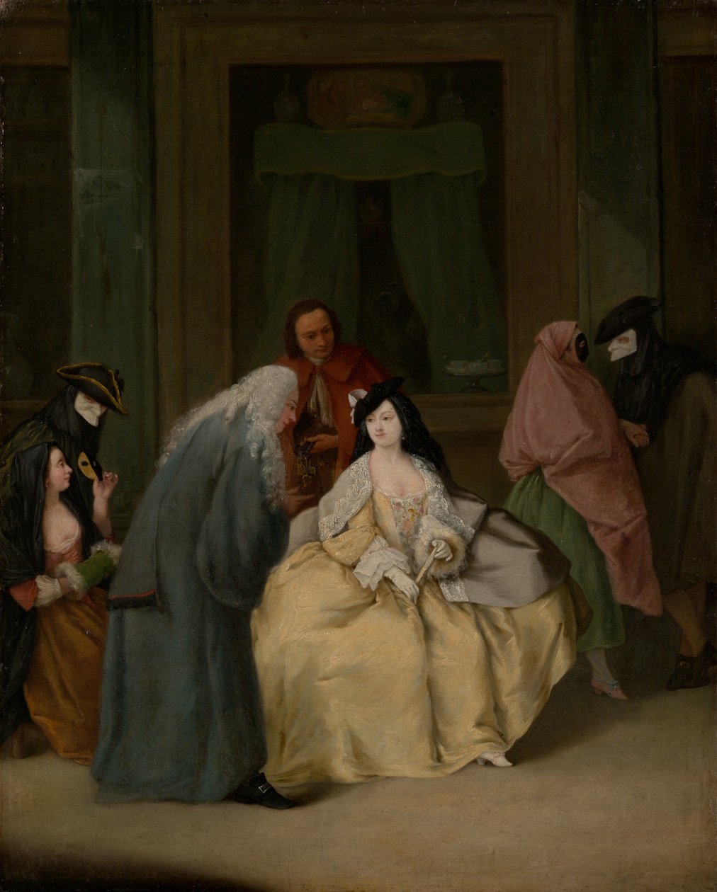 Találkozó, 1746. alkotó: Pietro Longhi