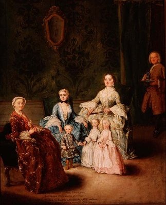 A Sagredo család (olaj, vászon) alkotó: Pietro Longhi