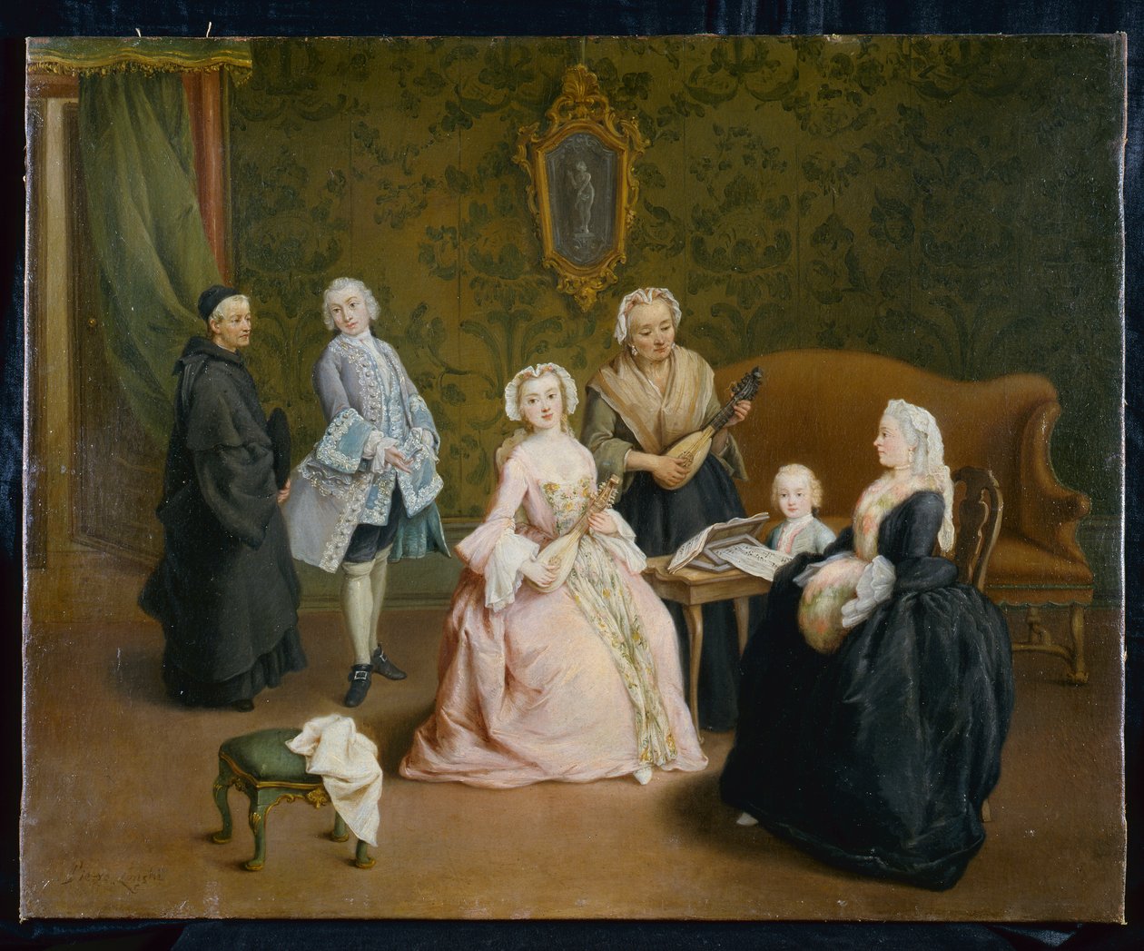 A családi koncert alkotó: Pietro Longhi