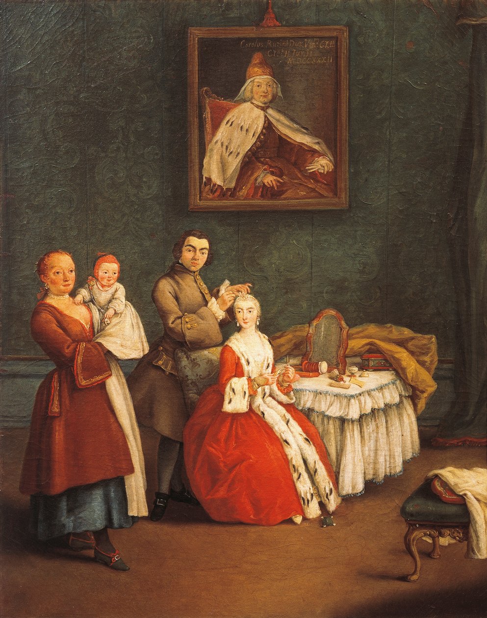 A fodrász, Pietro Longhi (1701-1785) alkotó: Pietro Longhi