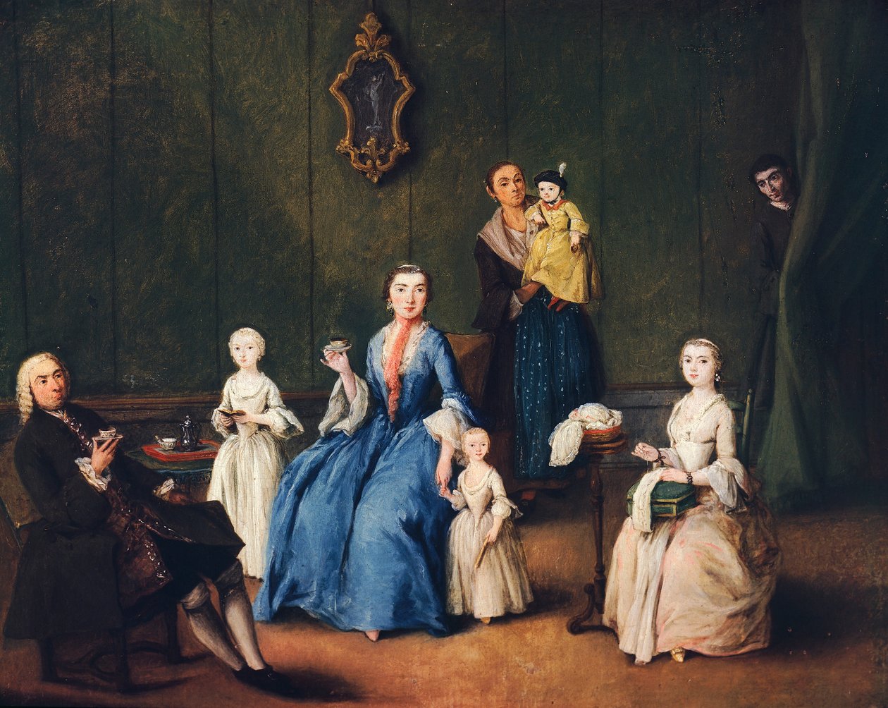 Velencei család, Pietro Longhi (1701-1785) alkotó: Pietro Longhi