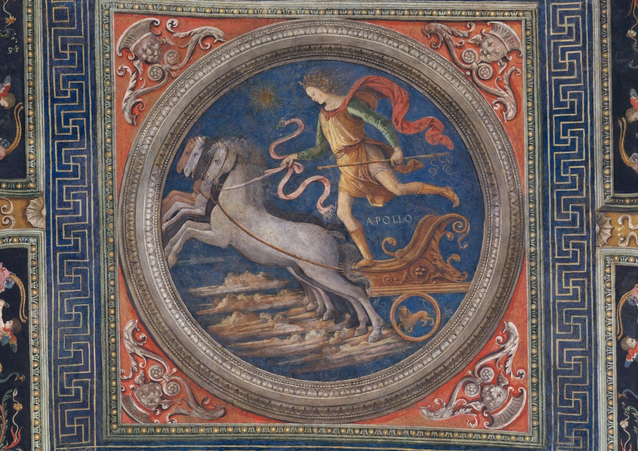 Apollo allegóriája alkotó: Pietro Perugino