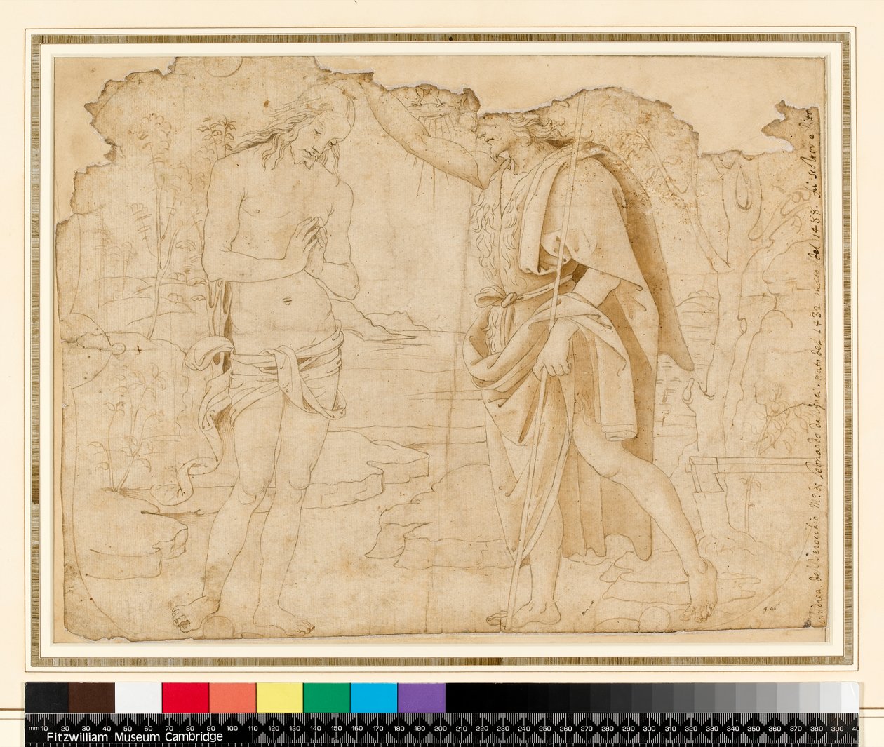 Krisztus keresztsége alkotó: Pietro Perugino