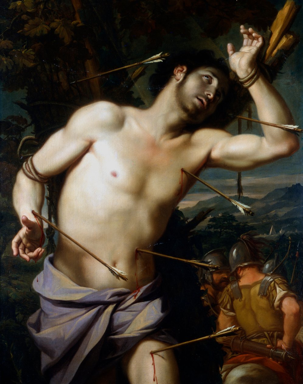 Szent Sebestyén 17. század alkotó: Pietro Perugino