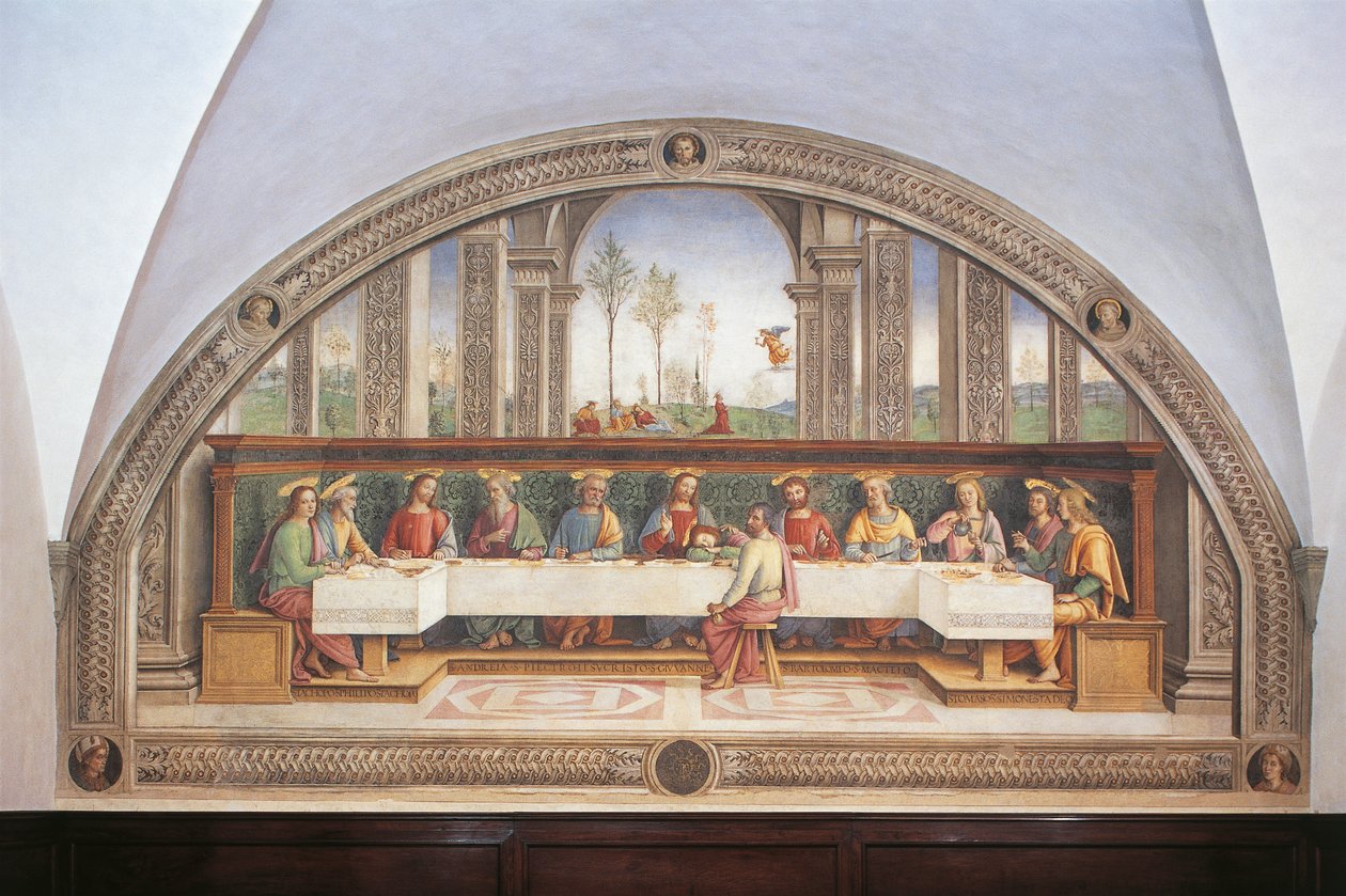 Az utolsó vacsora alkotó: Pietro Perugino