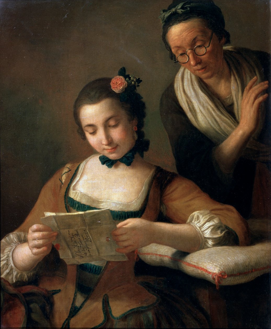 „Olvasás”, 1727-1760 alkotó: Pietro Antonio Rotari