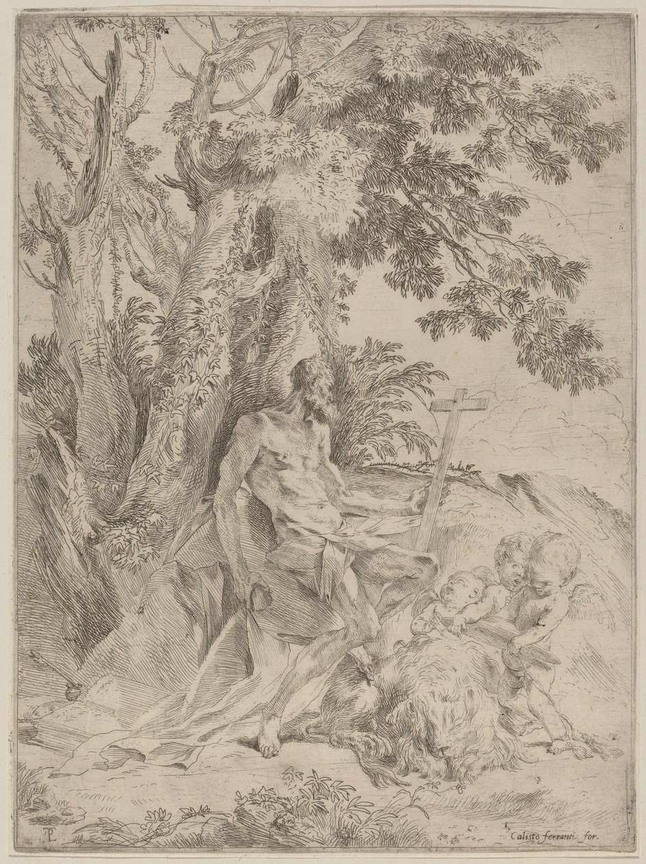 Szent Jeromos alkotó: Pietro Testa