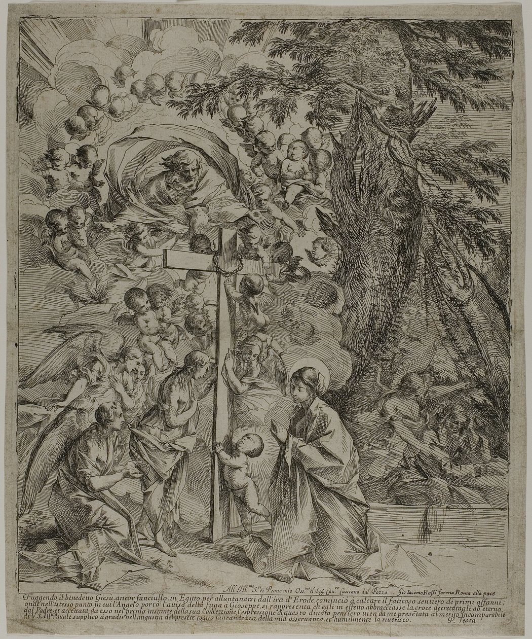 Szent József álma alkotó: Pietro Testa