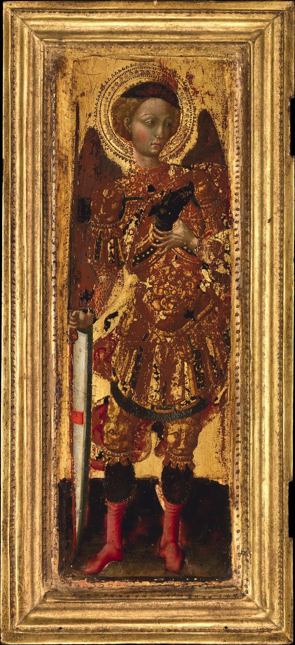 Szent Mihály, 1430-as évek közepe. alkotó: Pietro di Giovanni d