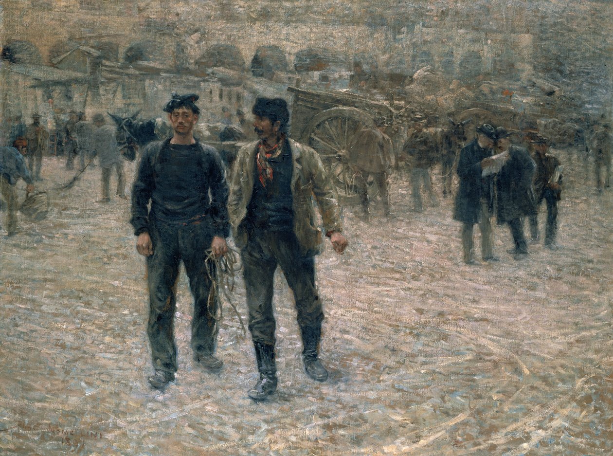 Loading Square, Genova, 1891 alkotó: Plinio Nomellini