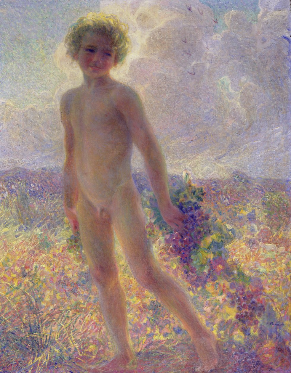 Fiatal Bacchus, 1910 alkotó: Plinio Nomellini