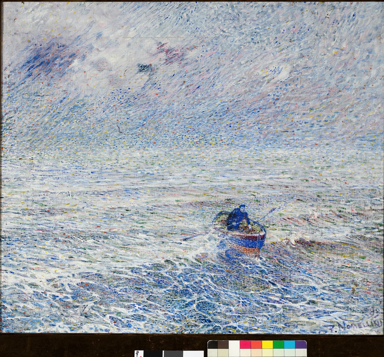 Genovai-tenger, 1891 alkotó: Plinio Nomellini