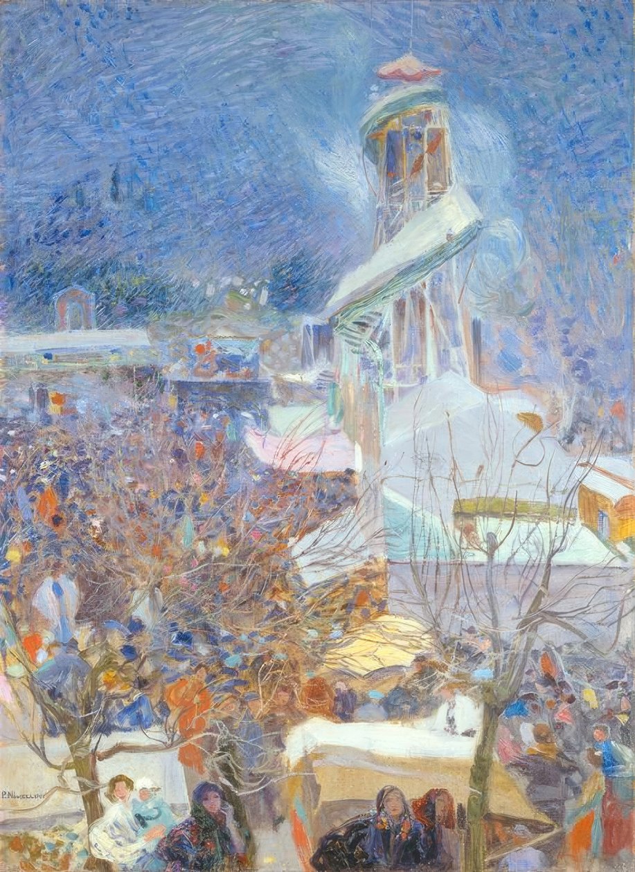 „Messe in Pietrasanta” / Von Plinio Nomellini alkotó: Plinio Nomellini