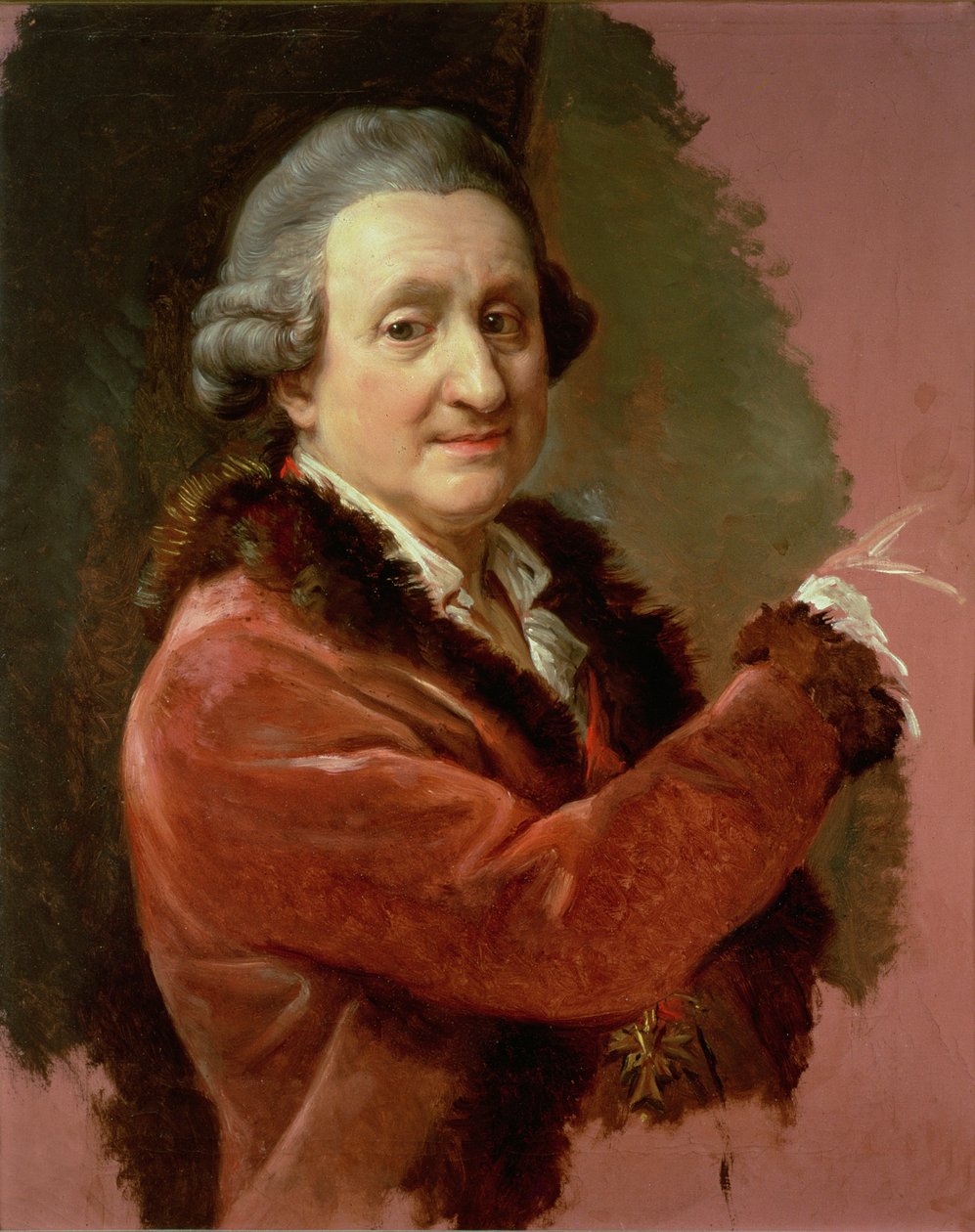 Önarckép, 1773-87 alkotó: Pompeo Girolamo Batoni