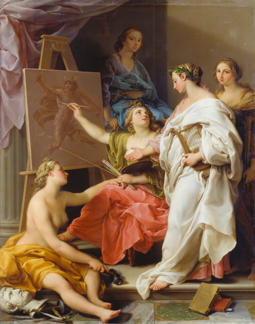 A művészetek allegóriája alkotó: Pompeo Girolamo Batoni