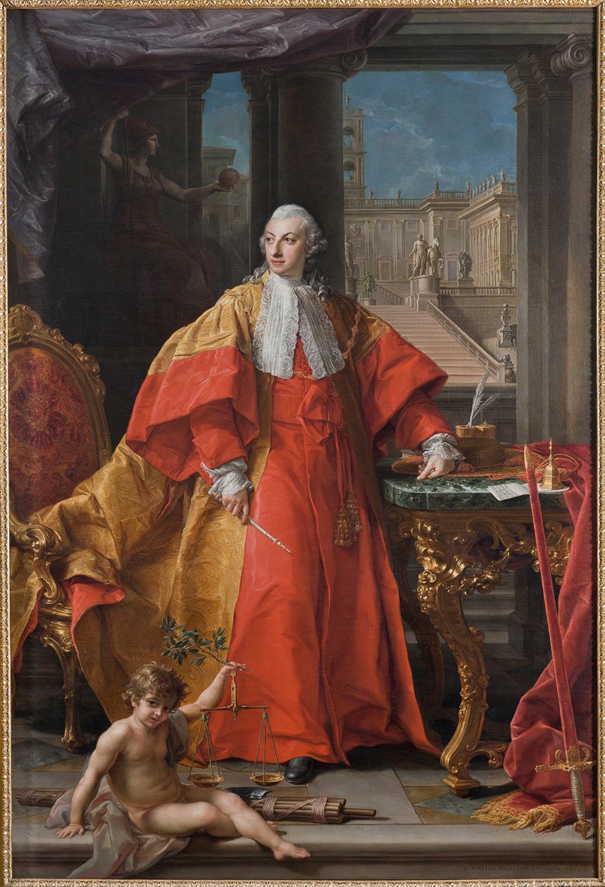 Abbondio Rezzonico portréja, 1766. alkotó: Pompeo Girolamo Batoni