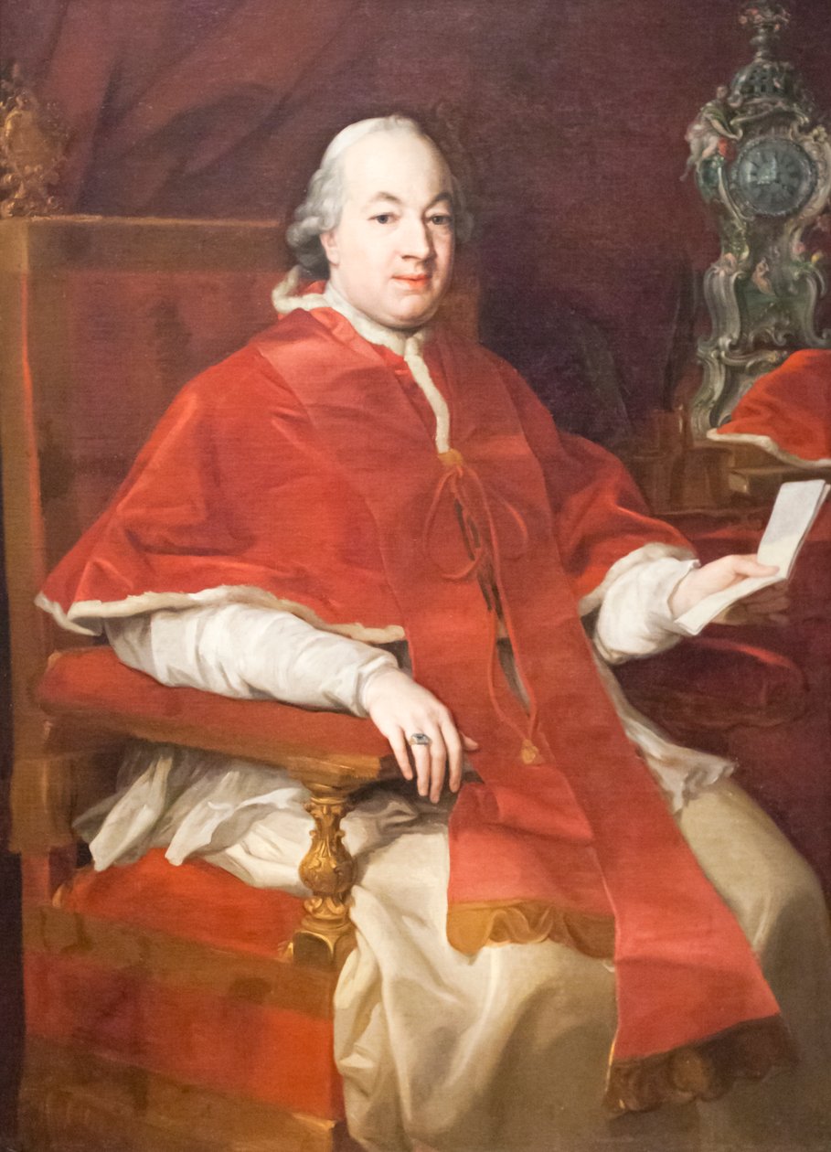 Pius portréja VI alkotó: Pompeo Girolamo Batoni