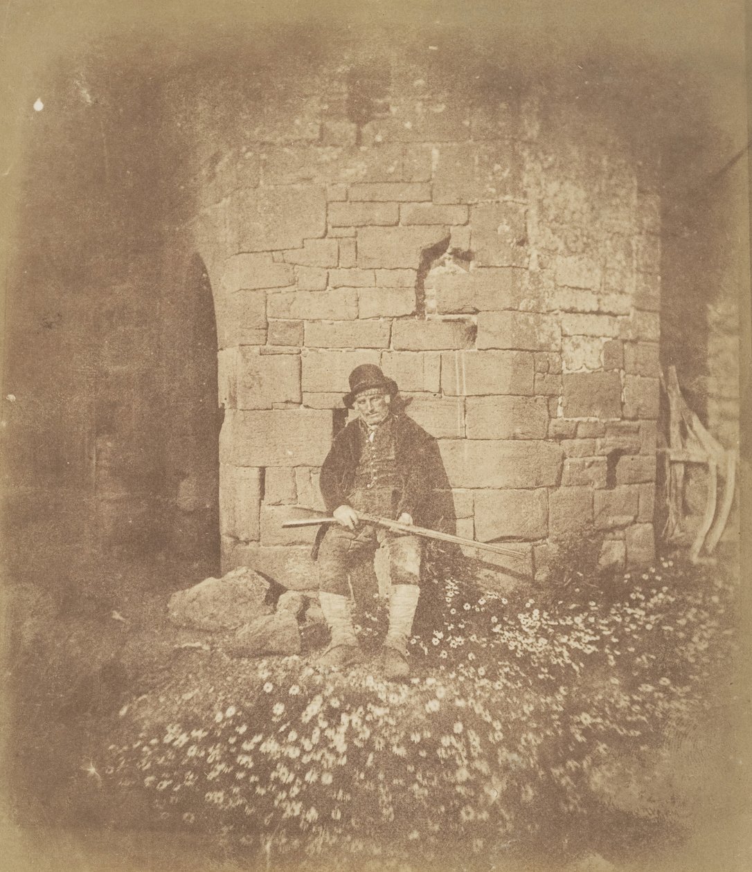 Az öreg vadőr, kb. 1844. alkotó: Possibly by David Kinnebrook.