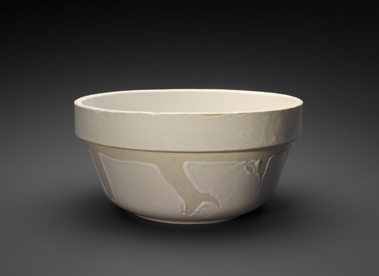Tál, c. 1888-1915 (brisztolmázas kőedény) alkotó: Pottery Star